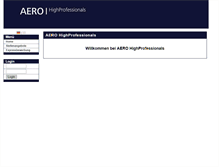 Tablet Screenshot of hr.aero-hp.com